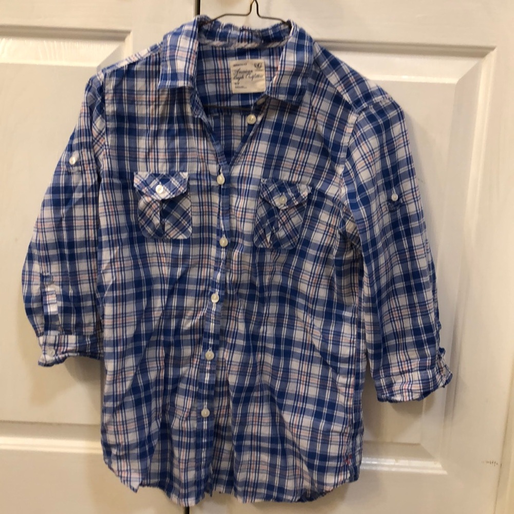 American Eagle plaid shirt